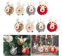 Saituo Home 8 Pièces Decoration Noel, Ensemble Deco Noel, Décoration Sapins de Noël, Élan Noël Pendentif pour Les Décorations de Noëls dans Les Centres Commerciaux Magasins Maisons Ecoles