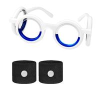 Saituo Home Lunette Mal des Transports Enfant, Bracelet Mal des Transports Enfant, Portables Anti-Nausées Set, pour Soulager le Mal des Transports, les Maladies de L'air, le Mal de Mer