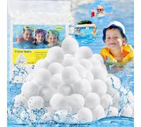 SaiXuan Balles Filtrantes,1300g Boules de Filtre de Piscine,Pool Filter Balls,Balles de Filtration,Nettoyeur de Piscine,Média Filtre à Fibres pour Piscine,Convient à Divers Systèmes De Filtration