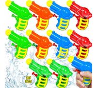 SaiXuan Pistolet à Eau Enfant 10 Pièces, Mini Pistolets à Eau Colorés en 5 Variantes, Petit Jouet d’Eau dès 3 Ans pour Piscine, Jardin, Plage, Vacances, Anniversaire et Fête d’Enfants