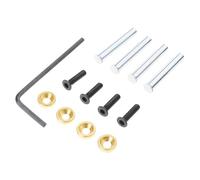 Saiyana 4set Vis Métalliques Haute Qualité pour 25 Mm D'épaisseur Ventilateur Tête Plate Moupnon Tête Plate Qualité Vis Remplacement L'ordinateur Métallique