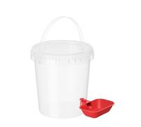 Saiyana 8L/10L Bol d'eau automatique pour animaux de compagnie pour chats et chiens Conteneur anti-éclaboussures pour poules oiseaux canard Distributeur amovible pour animaux de compagnie