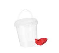 Saiyana 8L/10L Bol d'eau automatique pour animaux de compagnie pour chats et chiens Conteneur anti-éclaboussures pour poules oiseaux canard Distributeur amovible pour animaux de compagnie
