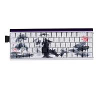 Saiyana Anti Slip Keycaps Rain Flower Side Printing for Most Mechanical Keyboards 60% 68% Pattern PBT Keycaps for Gaming