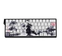 Saiyana Anti Slip Keycaps Rain Flower Side Printing for Most Mechanical Keyboards 60% 68% Pattern PBT Keycaps for Gaming