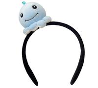 Saiyana Beau bandeau en peluche sur le thème de la marine, bandeau de cheveux de dessin animé, bandeau de lavage du visage féminin, chapeau d'anniversaire, P (méduse bleue)