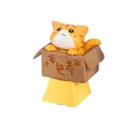 Saiyana Beau jeu de chatons fait à la main pour claviers mécaniques Manche croisé Motif animal Bureau Accessoires de jeu Cadeau Capuchons de touches de jeu faits à la main