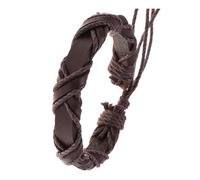 Saiyana Bracelet tissé à la main en cuir PU Style vintage moderne pour hommes et femmes Assure sophistication et utilisation quotidienne. Bracelet en cuir tendance, taille unique, comme décrit