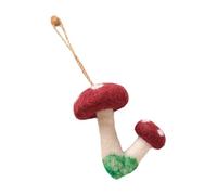 Saiyana Breloque de téléphone de dessin animé en forme de champignon à la mode - Texture feutrée parfaite pour ajouter du plaisir aux sacs et aux téléphones, 9*5, Sensation