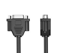 Saiyana Câble Adaptateur Femelle VGA 15 Broches Haute Résolution (3 + 6) Connecteurs 30 Cm Pour Extension PC