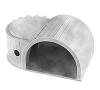 Saiyana Cachette pour Animaux De Compagnie Refuge Grotte en Feutre Doux La Maison Camp Utilisation Maison Lit Salon Chaud Chiot Tiroir Chatons Lit Grottes