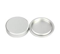 Saiyana Capuchon D'objectif Arrière en Métal 2 Pièces Argent Protection Arrière pour M39 39mm Filetage À Vis Accessoires D'objectif De Caméra Corps