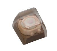 Saiyana Capuchons de clé de clavier mécanique Rétro et ensoleillé Résine à thème Protection transparente de la couche extérieure en résine de dessin animé pour claviers