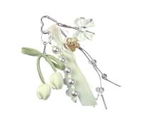 Saiyana Charm Bowknot Accessoire de sac à fleurs Portefeuille élégant Accessoire clé unique pour un usage quotidien, 25CM, Filet acrylique