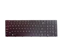Saiyana Clavier américain rétroéclairé pour 450 G5 455 G5 470 G5 Rétroéclairage et cadre argenté Clavier noir en option Clavier américain avec cadre rétroéclairé Cadre argenté pour ordinateur portable
