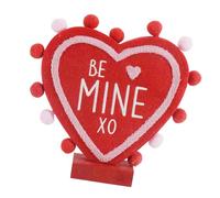 Saiyana Décoration De Bureau Élégante en Forme De Cœur pour La Saint-Valentin Et Ajoutant Une Touche De Romantisme Décorations De La Maison Ou du Bureau.