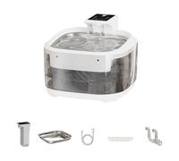 Saiyana Fontaine à boisson pour chats automatique Capacité 4,5 l USB Source d'eau rechargeable avec filtration circulation pour animaux de compagnie Grande capacité Distributeur d'eau pour chiens