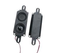 Saiyana Haut-parleurs De Téléviseurs À Magnétique 8Ohm 5W pour Écrans Commerciaux Et Divertissement À Domicile avec Construction ABS Haut-Parleur À Cavité Haute Puissance avec Aimants