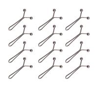 Saiyana Hijab Lot de 12 pinces de sécurité pour écharpe et foulard pour femme - Accessoires pour foulards et foulards (couleur arme)