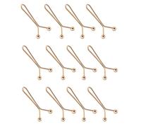 Saiyana Hijab Lot de 12 pinces de sécurité pour écharpe et foulard pour femme - Bijoux pour foulards et accessoires (doré)