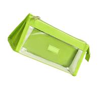Saiyana Imperméable Clair Crayon Valise Grande Capacité Sac Stylo Portable Organisateur De Voyage Maquillage Sac Pour Les Étudiants Avec Boîte À Crayon Haute Capacité, vert