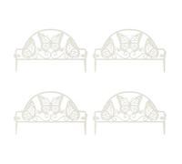 Saiyana Jardin portable avec piquets de terre stable résistant aux intempéries pour barrières temporaires paysager, événements, bord de jardin durable