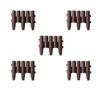 Saiyana Jardin portable avec piquets de terre stable résistant aux intempéries pour barrières temporaires paysager, événements, bord de jardin durable