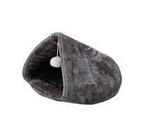 Saiyana Lit Chaud en Forme De Grotte pour Chat pour L'intérieur Lavable Doux Tente Maison pour Chiots Petits Chiens Lit De Grotte À Épais pour Chats D'intérieur De Taille