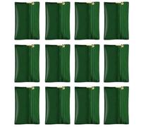 Saiyana Lot de 12 sacs de voyage pour bijoux, sacs transparents avec fermeture éclair, accessoires de maison pour l'organisation de bijoux en voyage