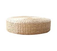 Saiyana Lot de 4 coussins de sol en paille pour pouf de méditation, décoration d'intérieur, coussin de méditation en sarrasin pour coussin de siège, 2 S, 50,8 x 50,8 cm