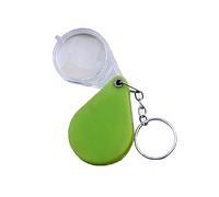 Saiyana Loupe, pour porte-clés, loupe de lecture 10x, multifonction, pliable, avec chaîne