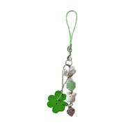 Saiyana Lucky Four Leaf Clovers Téléphonie avec de beaux lapins conçoit des accessoires de mode uniques pour les femmes et les étudiantes, 12 cm, Résine