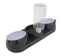 Saiyana Mangeoires Surélevées pour Animaux De Compagnie avec Distributeur d'eau Remplissage Automatique Bols Secs Et Humides Conception Anti-basculement Abreuvoir Chats Bol d'alimentation