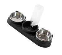 Saiyana Mangeoires Surélevées pour Animaux De Compagnie avec Distributeur d'eau Remplissage Automatique Bols Secs Et Humides Conception Anti-basculement Abreuvoir Chats Bol d'alimentation