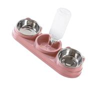 Saiyana Mangeoires Surélevées pour Animaux De Compagnie avec Distributeur d'eau Remplissage Automatique Bols Secs Et Humides Conception Anti-basculement Abreuvoir Chats Bol d'alimentation