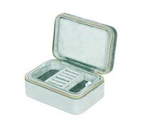 Saiyana Organisateur de bijoux en peluche en velours double couche Petit accessoire de voyage Cadeau pour femmes et filles amateurs de mode Boîte à bijoux en peluche, taille unique, comme décrit