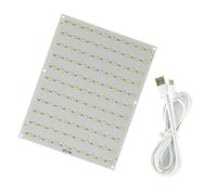 Saiyana Panneau LED lithophane pour laboratoire - En plastique - Lithophane basique - Impression 3D - Rétroéclairage LED - Pour panneau photo lithophane - Remplacement