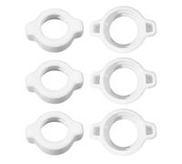 Saiyana Paquet de 6 écrous de fixation universels de 17 mm à rotule Pièces de rechange pour support de téléphone Accessoires de rack Supports et supports de voiture Supports de téléphone de voiture