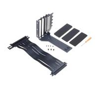 Saiyana PCI E X16 Support vertical pour carte graphique + Gen4/3 PCIe 3.0 16 voies 25 cm