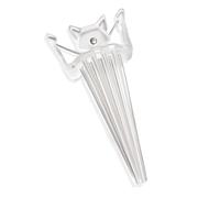 Saiyana Peigne à cheveux volumisant pour cheveux fins et plats - Clip professionnel sans couture (blanc, version améliorée)