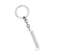 Saiyana Peigne miniature en acier inoxydable - Pendentif porte-clés - Accessoire de coiffeur - Accessoire de coiffure avec porte-clés pour femme (4)
