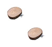 Saiyana Perchoir en bois naturel pour animaux domestiques, terrain de jeu pour perruches, calopsittes, conures, inséparables
