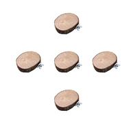 Saiyana Perchoir en bois naturel pour animaux domestiques, terrain de jeu pour perruches, calopsittes, conures, inséparables