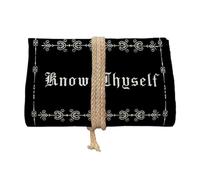 Saiyana Porte-cartes de tarot de voyage avec imprimé mystique pliable pour un usage quotidien