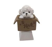 Saiyana Puppy Themed Keycap with Crossed Stem for Mechanical Keyboards Switches Keytop Upgrades Handmade Gaming Accessory Unique Design Keycaps