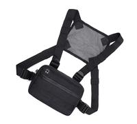 Saiyana Sac de rangement réglable en nylon léger pour course à pied, cyclisme, chasse, randonnée, voyage, activités, Couleur noire