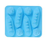 Saiyana Silicone Ice Cube Trays Mould Carving Mold Maker Titanic Shaped for Party Drinks Ice Cream Scooper Set