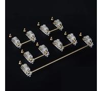 Saiyana Stabilisateurs à visser V2 PCB Plaqué Translucide 2U 6.25u Keycap Stabilisateurs pour clavier mécanique Stabilisateurs V2