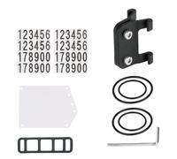 Saiyana Support de numéro de vélo léger pour numéro de vélo, tige de selle, support de cartes de course, triathlons, courses, support de plaque d'immatriculation