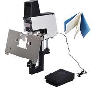 SAIYERUS 106 Agrafeuse Rapide Automatique Électrique Machine à Relier 2-40 Feuilles Agrafeuse Électrique à Usage Intensif et Plate, Machine À Relier Robuste A3/A4, pour Le Bureau (Tête Simple),110V